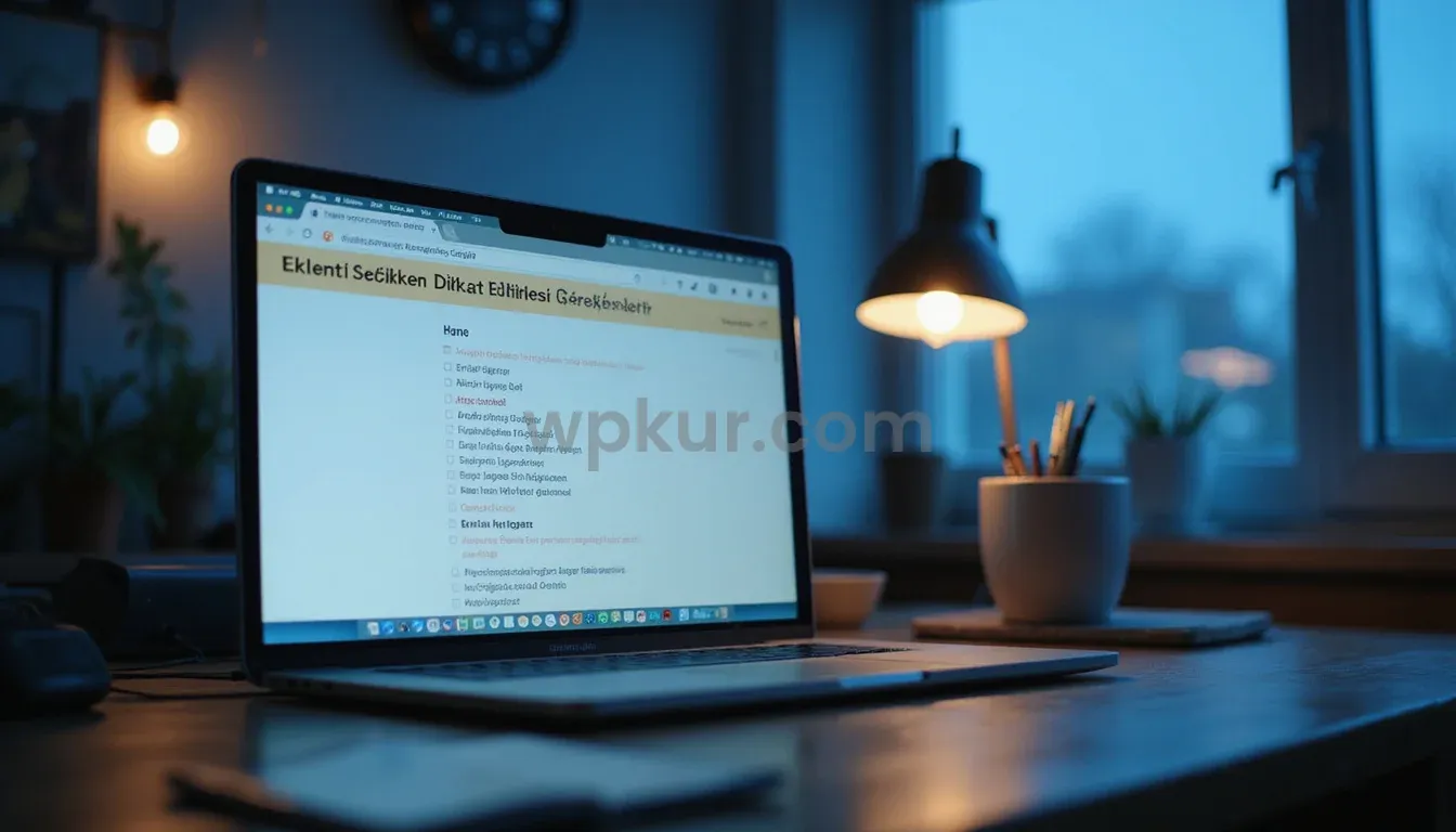 Eklenti Seçerken Dikkat Edilmesi Gerekenler 